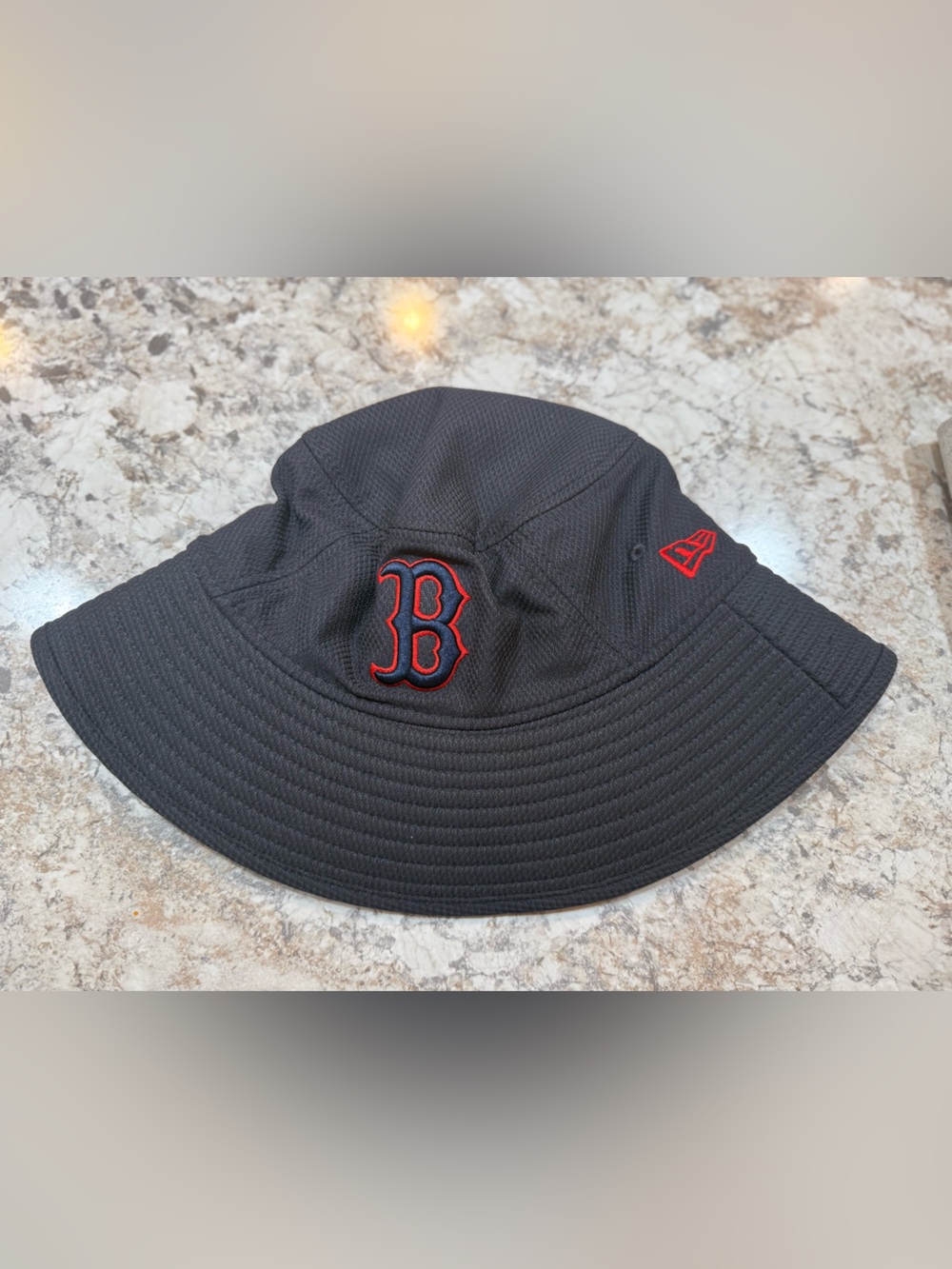 New Era Blue Boston Red Sox Bucket Hat